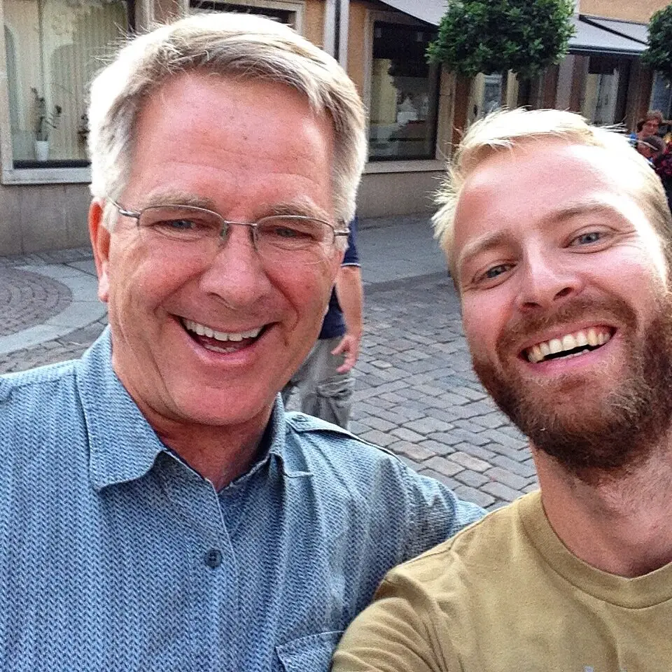 Rick Steves and Pål