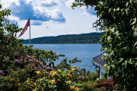 Drøbak with Oslo fjord views and flowers